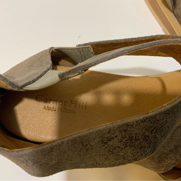 Garnet Hill Luna Sport Sandals Women 40 US 9 NWOB $169 Zip Closure Wedge - Picture 6 of 12